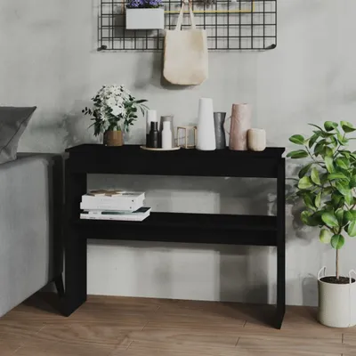 Produktbild von Cloris Designermöbel Konsolentisch Schwarz 102x30x80 cm Holzwerkstoff 2024 Neu