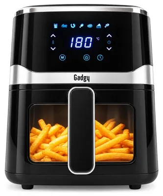 Airfryer 5 L 1400W mit Sichtfenster, Touchscreen, 7 Programme