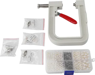 Obrázek produktu pro Sada ručního lisovacího stroje na korálky, sortiment forem, drápkové hřebíky, boty, klobouky, boty, tenisky, krabice, Gloglow, pantofle, houby, sandály, boty, tiskařské lisy, doplňky