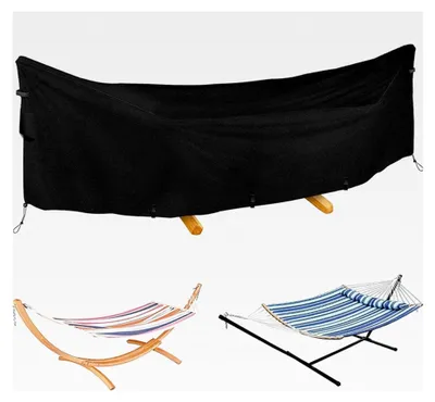 Produktbild von Hängematten-Schutzhülle | Hängemattenbezug aus 420D Oxford-Stoff | Wasserdichter und UV-beständiger Regenschutz für Garten und Outdoor