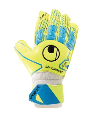 Produktbild von uhlsport Soft Advanced Torwarthandschuhe fluo gelb/cyan/weiß 4