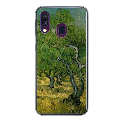 Produktbild von MuchoWow® Handyhülle Schutzhülle Hülle für Samsung Galaxy A40 Olivenhain - Vincent van Gogh Silikon Softcase Handy Hülle - Handy-Tasche
