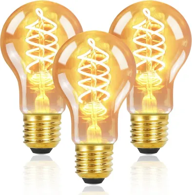 Obrázek produktu pro ZMH 3x Edison Vintage žárovka E27 4W LED Retro Edison žárovka LED dekorativní žárovky A60 teplá bílá starožitná žárovka ideální pro nostalgii