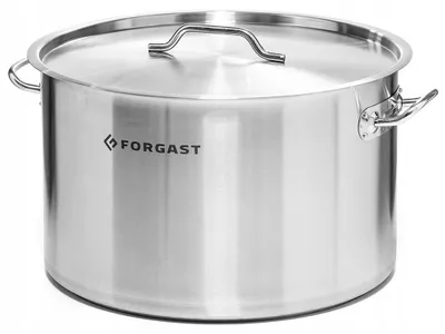 Produktbild von Forgast FG02008 Edelstahl Kochtopf 8L mit Deckel Gastro