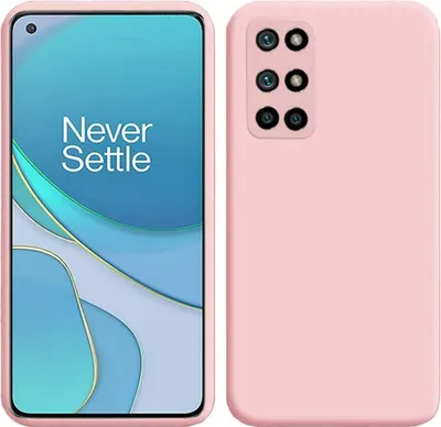 Produktbild von OnePlus 8T Hülle, LaimTop Flüssig Silikon Soft Gummi Schutzhülle für OnePlus 8T Rosa