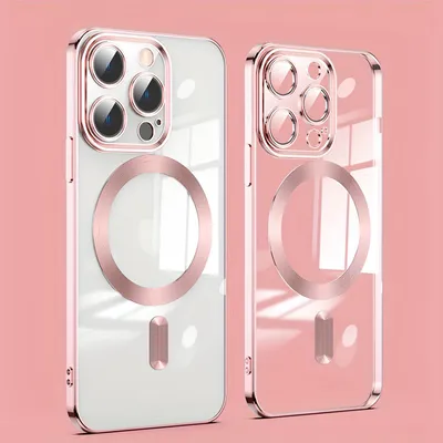 Produktbild von Apple iPhone 16 MagSafe TPU mit Kameraglas Rosegold