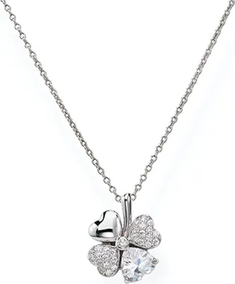 Produktbild von AMEN Kette Sterlingsilber silber onesize Damen Glücksbringer CLPQUBB, CLPQURR