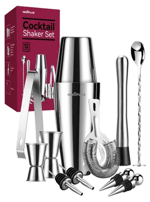 Produktbild von Solidchoice – Premium-Cocktail-Shaker-Set mit 12 Teilen