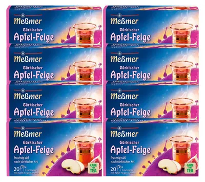 Image de Meßmer Bayram turc pomme-figue fruité et sucré pack de 8