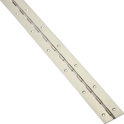 Produktbild von Stangenscharnier 1000 x 40 x 1,0 mm Edelstahl poliert Klavierband Bandscharnier Türband von SOTECH