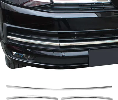 Produktbild von OMAC  Für VW T6 Transporter Highline 2015-2021 Stoßstangen Leisten 3x Edelstahl Chrom