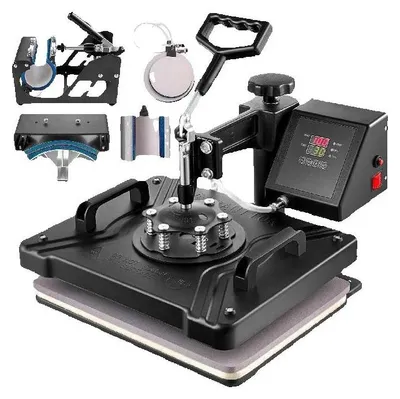 Image de Machine de transfert thermique 8 en 1 - Format 12x15 pouces - Presse à sublimation multifonctionnelle