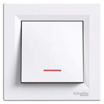 Immagine prodotto di Interruttore Schneider Electric EPH1400121 Asfora Serie 1 con indicatore luminoso bianco