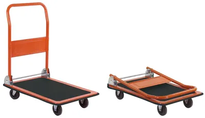 Image de Chariot porte-charges avec plate-forme en acier, capacité de charge 150 kg, Brixo