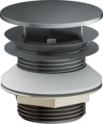 Produktbild von KEUCO Keuco Schaftventil 1 1/4Zx60x50mm Schwarzchrom gebürstet
