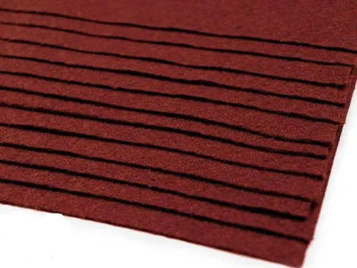 Produktbild von Dekofilz 20 x 30 cm bordeaux 1 Stk.