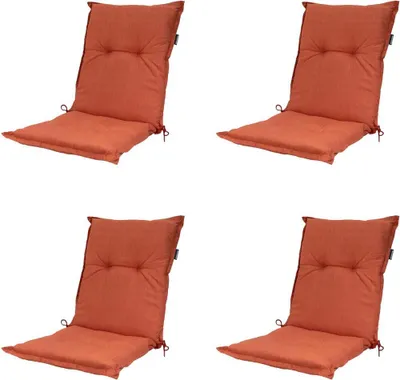 Produktbild von Kissen niedrig Basic 4er-Set terra ca.105 x 50 cm, 50% Baumwolle / 50% Polyester