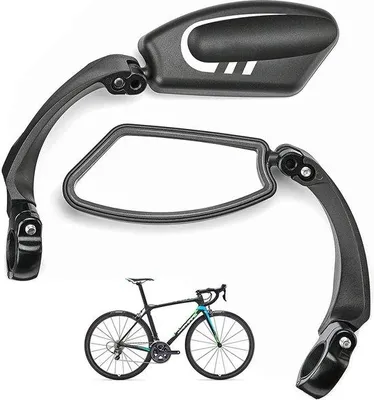 Produktbild von Famanu Fahrradrückspiegel - langlebig - hochwertiger Fahrradspiegel - Sicherheit