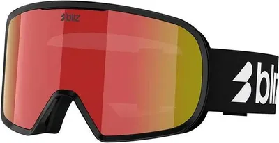 Zdjęcie produktu dla Gogle narciarskie Bliz G002 Czarne Brązowe W Czerwone Multi/CAT3 Męskie, damskie Czarne Brązowe W Czerwone Multi/CAT3