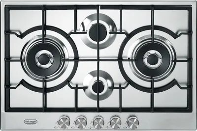 Immagine prodotto di De'Longhi NSL 475 X piano cottura Inox Da incasso 75 cm Gas 4 Fornelli