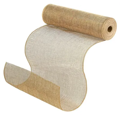 Immagine prodotto di Rotolo di tovaglia di juta, 28 cm x 10 m, color beige, ideale per matrimoni e decorazioni