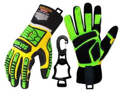 Sicherheitshandschuhe SDXG2 L, Gel, Antivibrations-Impact-Schutz, mit Clip