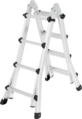 Produktbild von HOME It® Aluminium Teleskop-Wienerleiter 404cm, 150kg Belastung, EN131