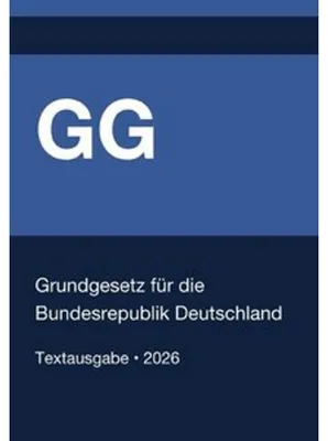 Produktbild von GG - Grundgesetz für die Bundesrepublik Deutschland 2026