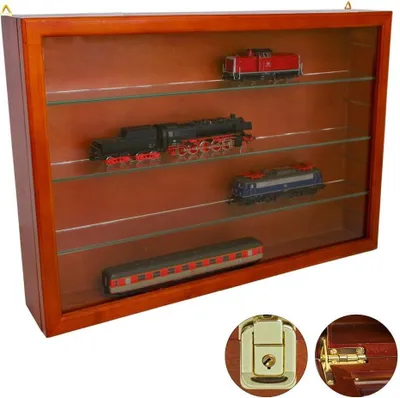 Produktbild von Präsentations-Vitrine "Maxi" Holz Luxus