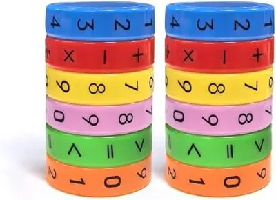 Produktbild von 2 PCS Lehrmittel für Schullehrer Einschulung Rechnen Schulanfang Zahlen Mathematische Symbole
