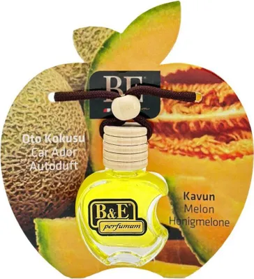 Zdjęcie produktu dla B&E Odświeżający zapach samochodowy odświeżacz powietrza do samochodu - dozownik przyjemnego zapachu do samochodu melon spadziowy