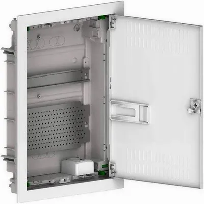 Immagine prodotto di Centralino da incasso multimediale MSF 2x12 porta metallica BIANCA