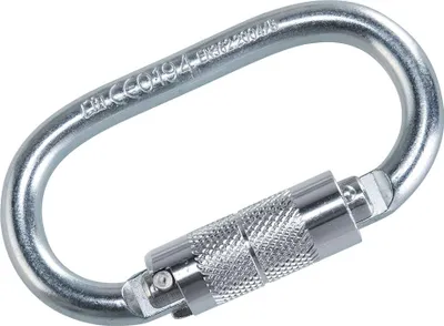 Productafbeelding van Karabinersluitingen met draaimechanisme - zilver