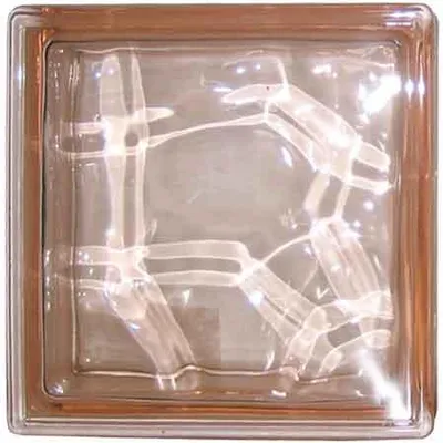 Immagine prodotto di VETROMATTONE ONDULATO ROSA 19x19x8 cm