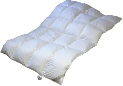 Produktbild von Hofmann Bayern Kassetten Daunendecke Daunenbett Bettdecke 4x6 155x220 cm 960 g