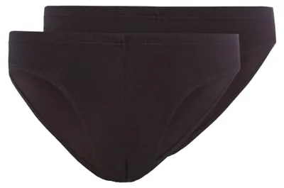 Produktbild von SKINY Herren Slips, 2er Pack - Brasil Slip, Baumwolle Stretch, Single Jersey Schwarz M