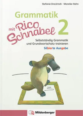 Obrázek produktu pro Grammatik mit Rico Schnabel, Klasse 2 - silbierte Ausgabe