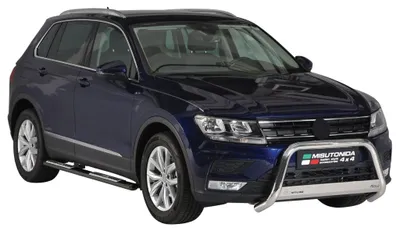 Immagine prodotto di Minigonne laterali in acciaio per VW Tiguan Allspace 2017-2021 nero