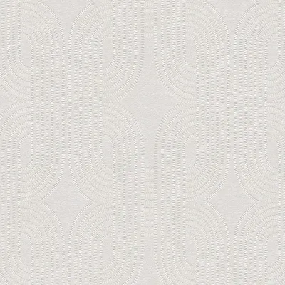 Immagine prodotto di Profhome 399372-GU Carta da parati retrò in tessuto non tessuto grafica bianca scintillante grigio 5,33 m2