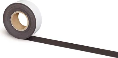 Produktbild von MAUL Magnetband PET 1 Stück 40 g/cm ² magnetisch selbstklebend beschriftbar 10 m x 6 cm x 1 mm braun