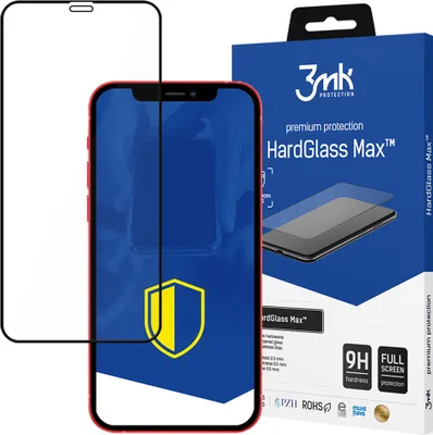 Zdjęcie produktu dla 3MK HardGlass Max, iPhone 12/12 Pro, 1 szt.