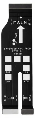 Obrázek produktu pro Samsung, flexibilní kabel pro připojení základní desky, určený pro servisní balíček Galaxy S23 FE, černý