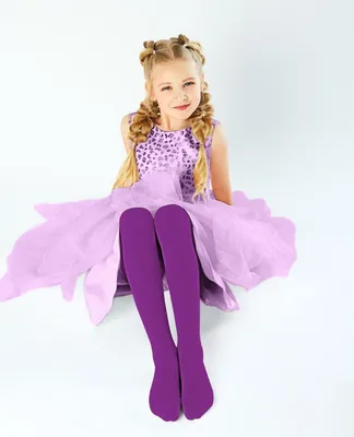 Produktbild von Giulia Kinder Mädchen Strumpfhose Microfaser 40 Den, Farbe:  Wild Aster, Größe: 152-158