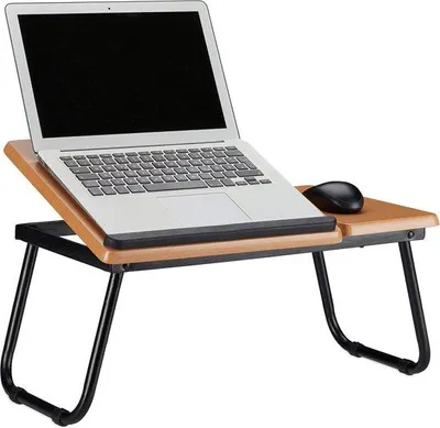 Image de Support ergonomique pour ordinateur portable, réglable en hauteur, pour le canapé et le lit