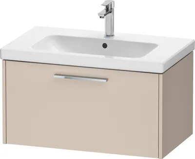 Image de Duravit D-Code bâti-support pour lavabo, 1 tiroir, 784x460mm, avec poignée, DC4667010910000
