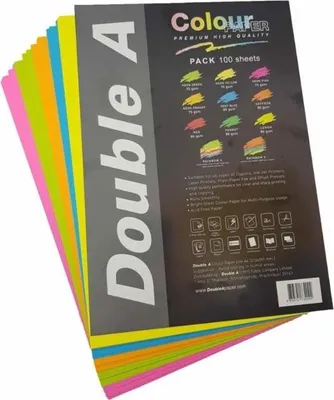 Produktbild von Doppeltes Papier Regenbogen 100 Blätter