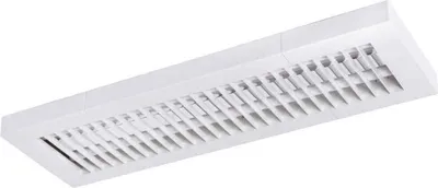 Produktbild von Office Cube 2x14W  Rasterleuchte T5 Anbauleuchte mit EVG Deckenleuchte Office Weiß