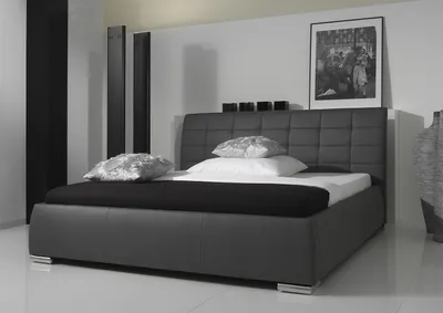 Produktbild von Polsterbett Bett Doppelbett Tagesbett - VERMONT - 180x200 cm Grau