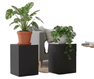 Obrázek produktu pro Stojánek na rostliny, ocelová konstrukce, elegantní design, barva: armádní zelená
