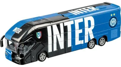 Immagine prodotto di Autobus giocattolo a frizione, Inter Milan, Mondo Motors, scala 1:43
